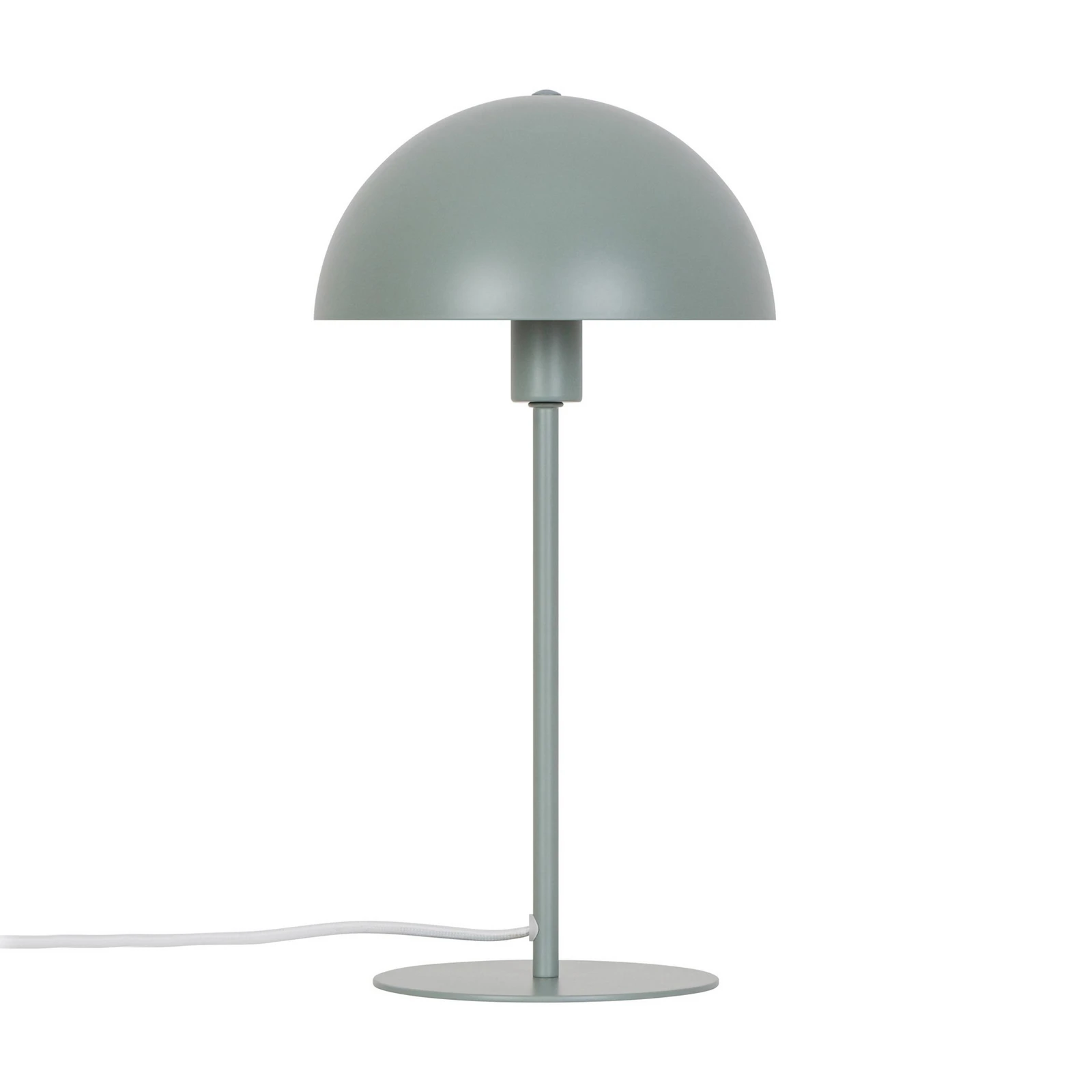 Stolová lampa Ellen 20, prachovo zelená, kov, pätica E14