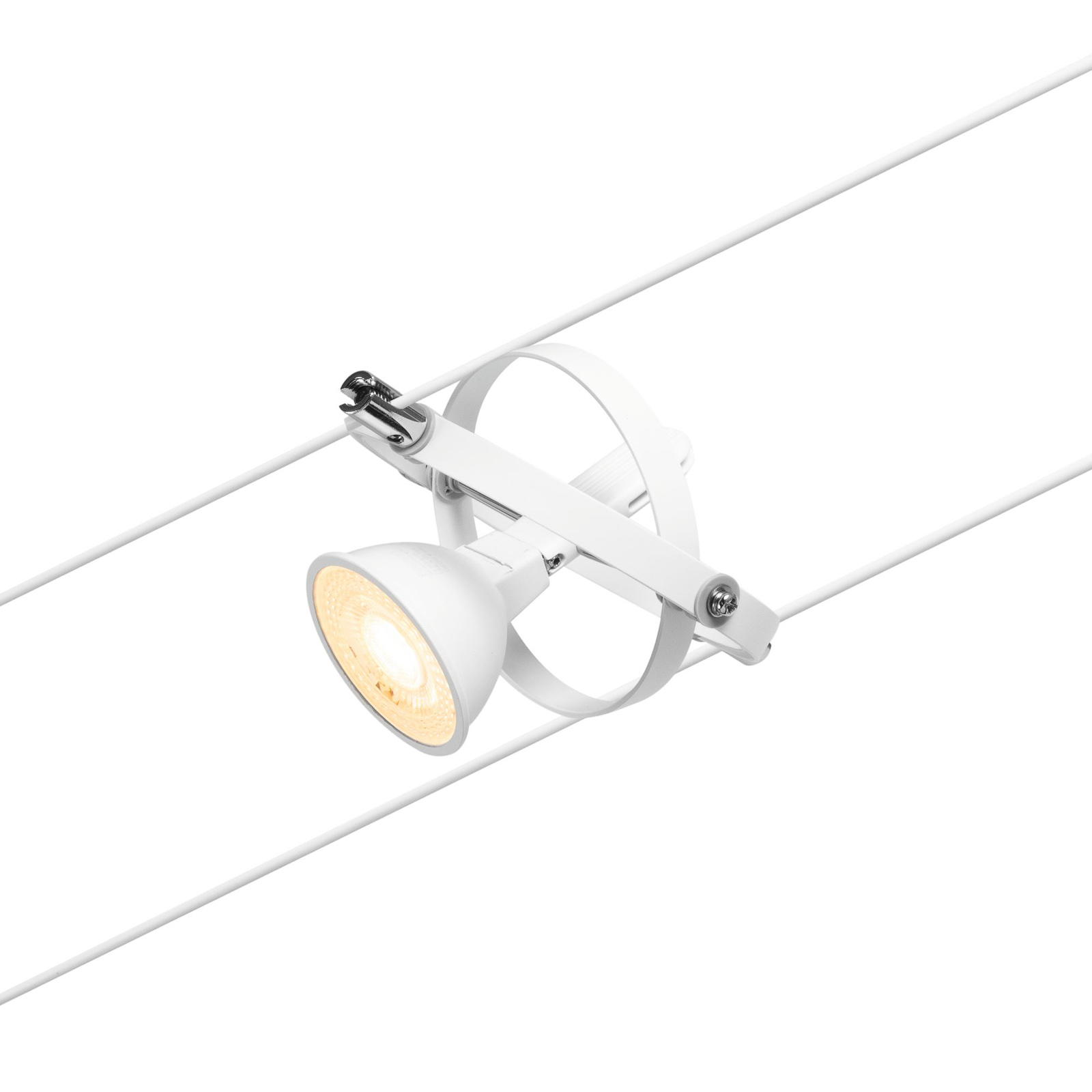 Paulmann Wire Cardan système câble 5 lampes, blanc