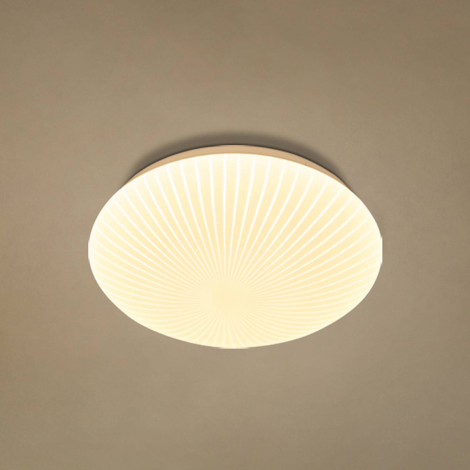 LED-Deckenleuchte Malta, Ø 29 cm, weiß, Acryl, CCT günstig online kaufen