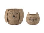 Milus Basket Bankuan Grass 2 pcs. Nature - Bloomingville