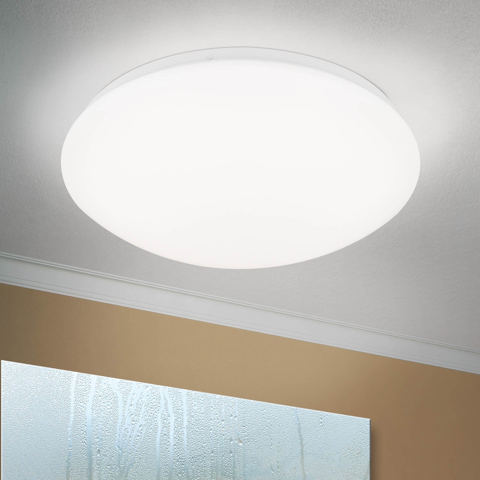 Lampa sufitowa LED Nedo zakrzywiona, Ø 33 cm
