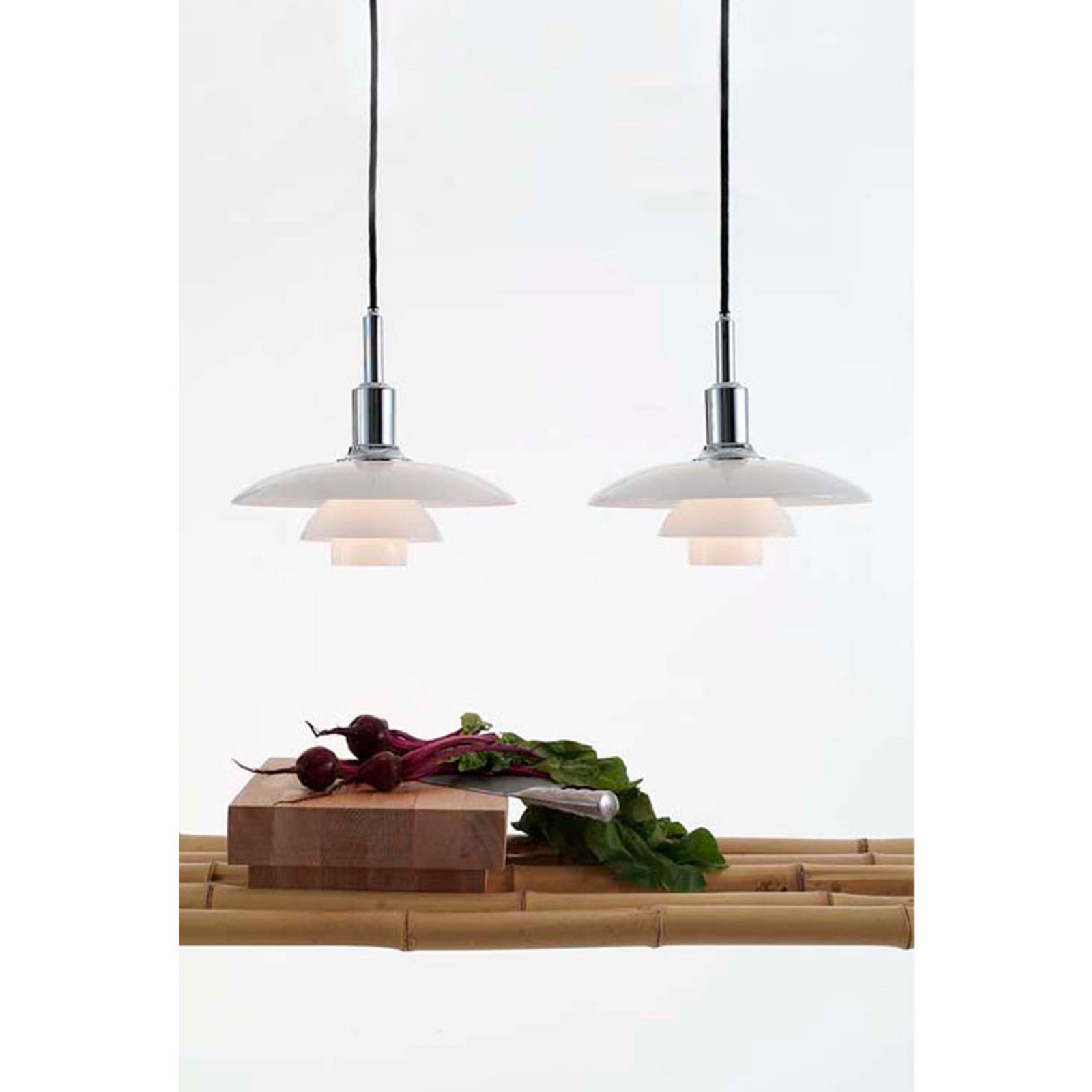 PH 3/2 Pendant High-Gloss Chrome-Plated - Louis Poulsen