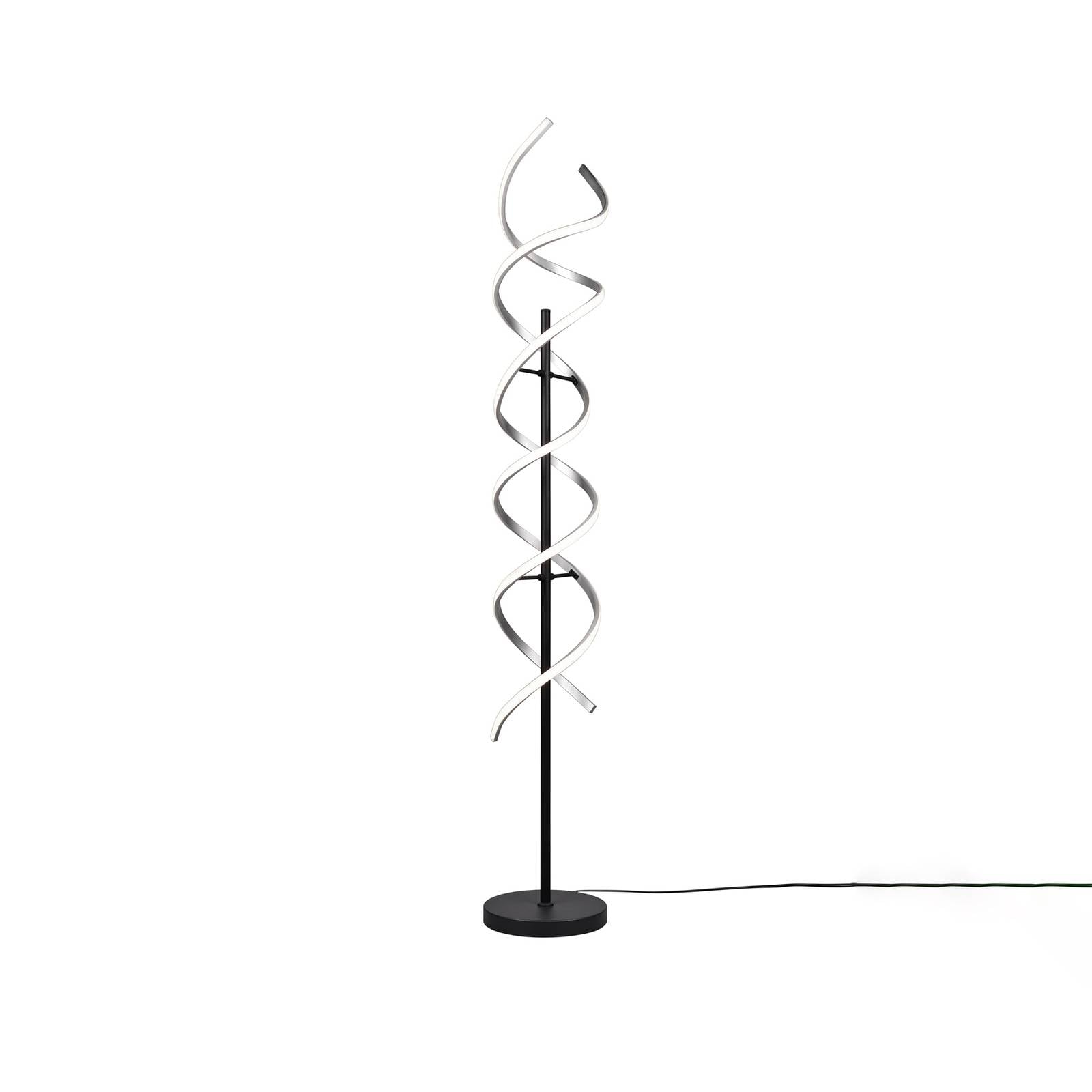 LED-Stehleuchte Sequence, dimmbar, CCT, aluminium