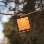 Newgarden LED-Solar-Lichterkette Vega, Bambus, IP44