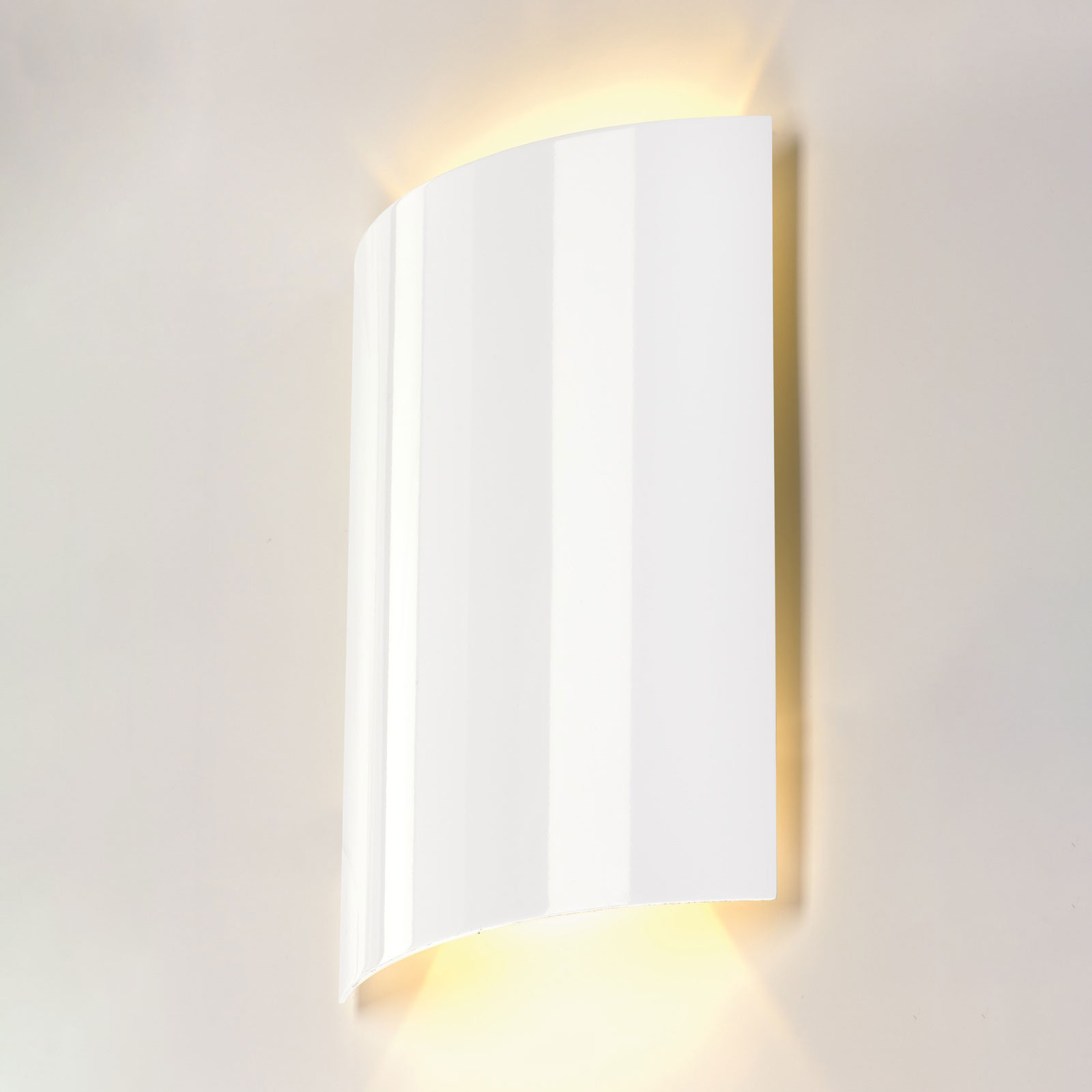 SLV Sail LED wall light 2-bulb 30 cm, white, for Living / Dining Room, aluminium, steel, 6 W, energy efficiency: A+, W: 21 cm, H: 30 cm