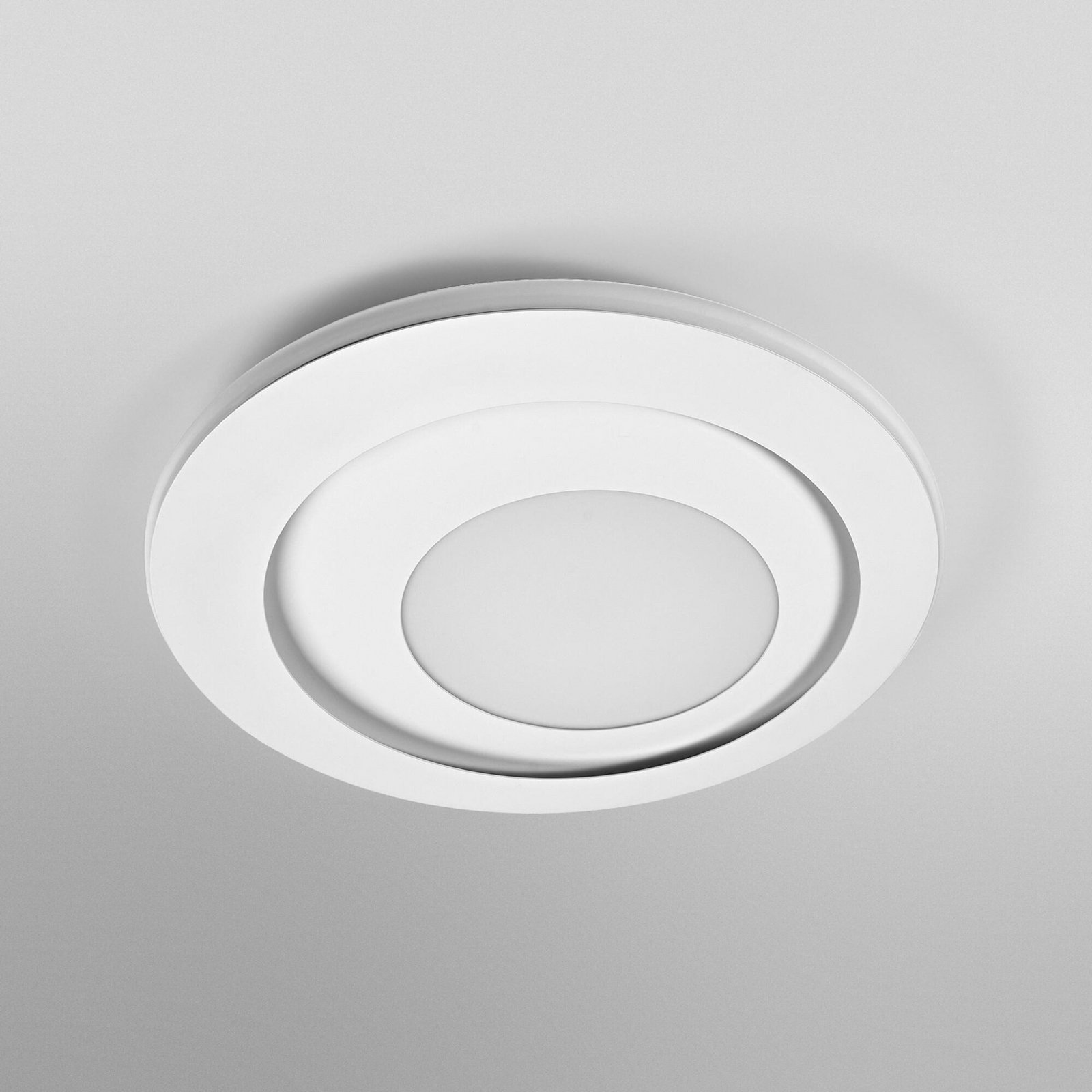 OSRAM LED stropna svetilka ORBIS SPIRAL ROUND Ø 40 cm bela up/down
