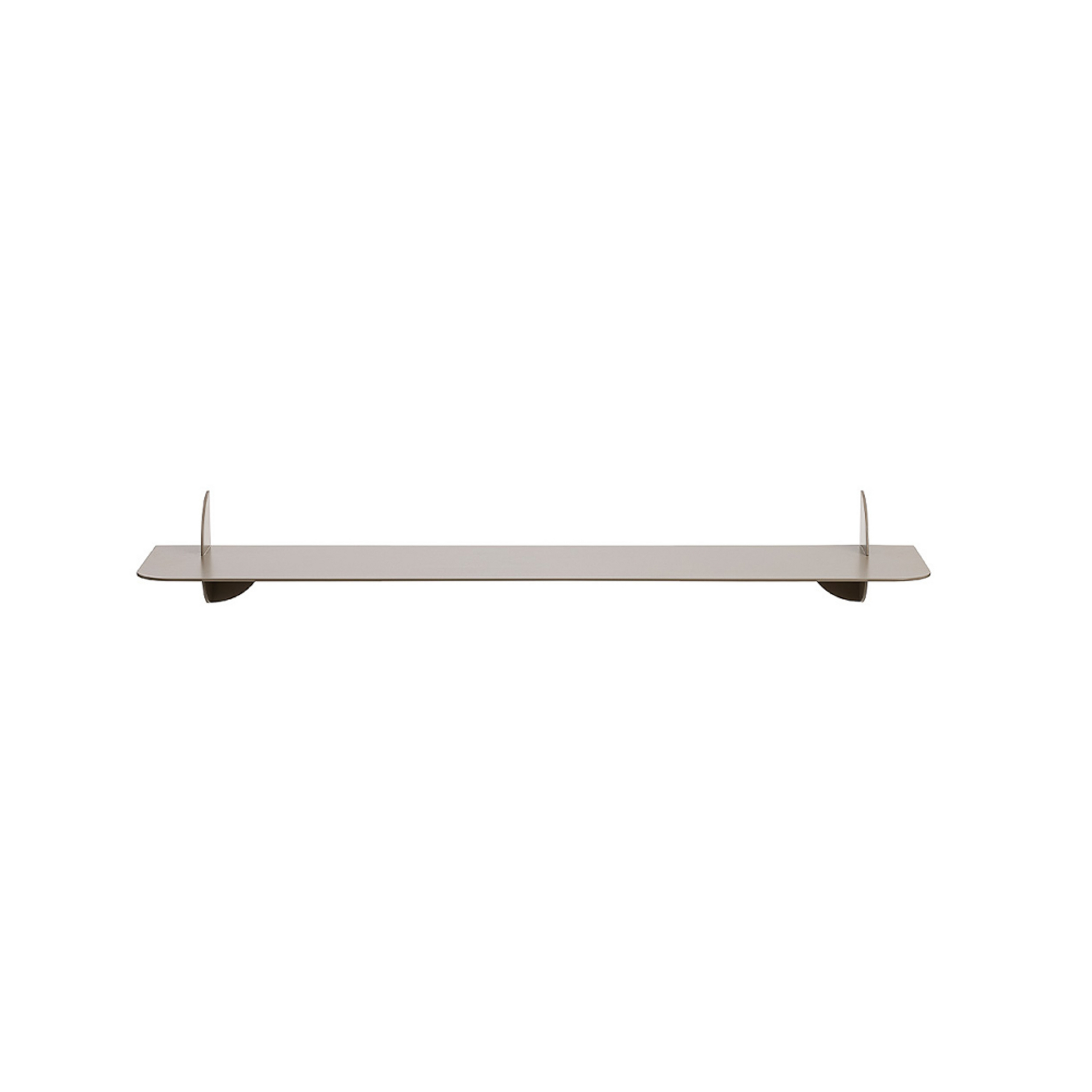 Aedes væghylde, taupe, bredde 80 cm, stål - AYTM