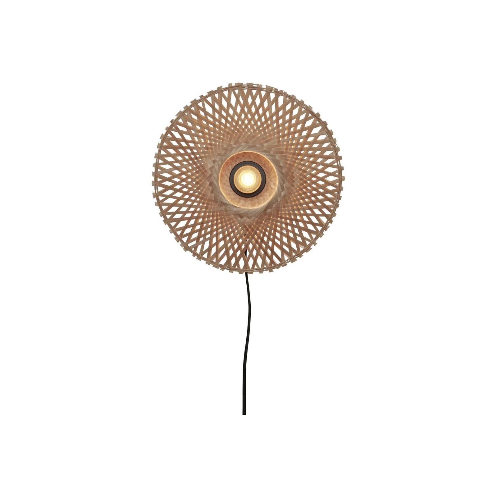 Good&mojo - good&mojo Wandleuchte Kalimantan in Natur E27 - brown