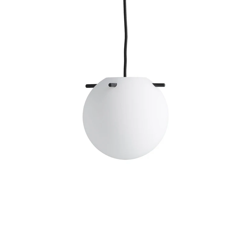 FRANDSEN – Koi Pendelleuchte Ø19 Opal White/Black