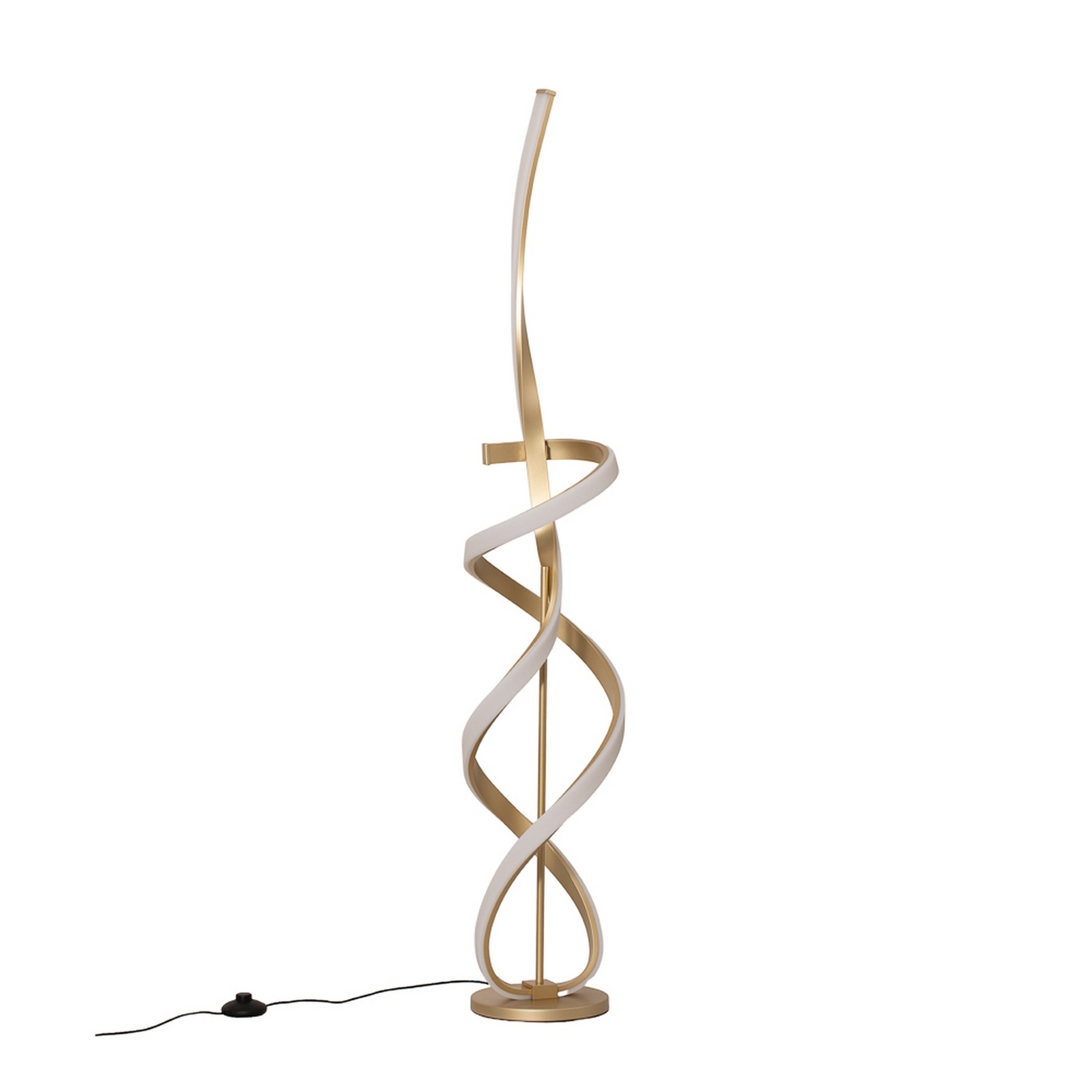 Kira LED stāvlampa, augstums 140 cm, zelta krāsā, metāls, 4000K Kira LED stāvlampa, augstums 140 cm, zelta krāsā, metāls, 4000K