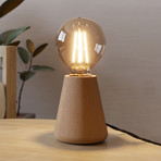 Tischleuchte Asby, Höhe 10 cm, Holz