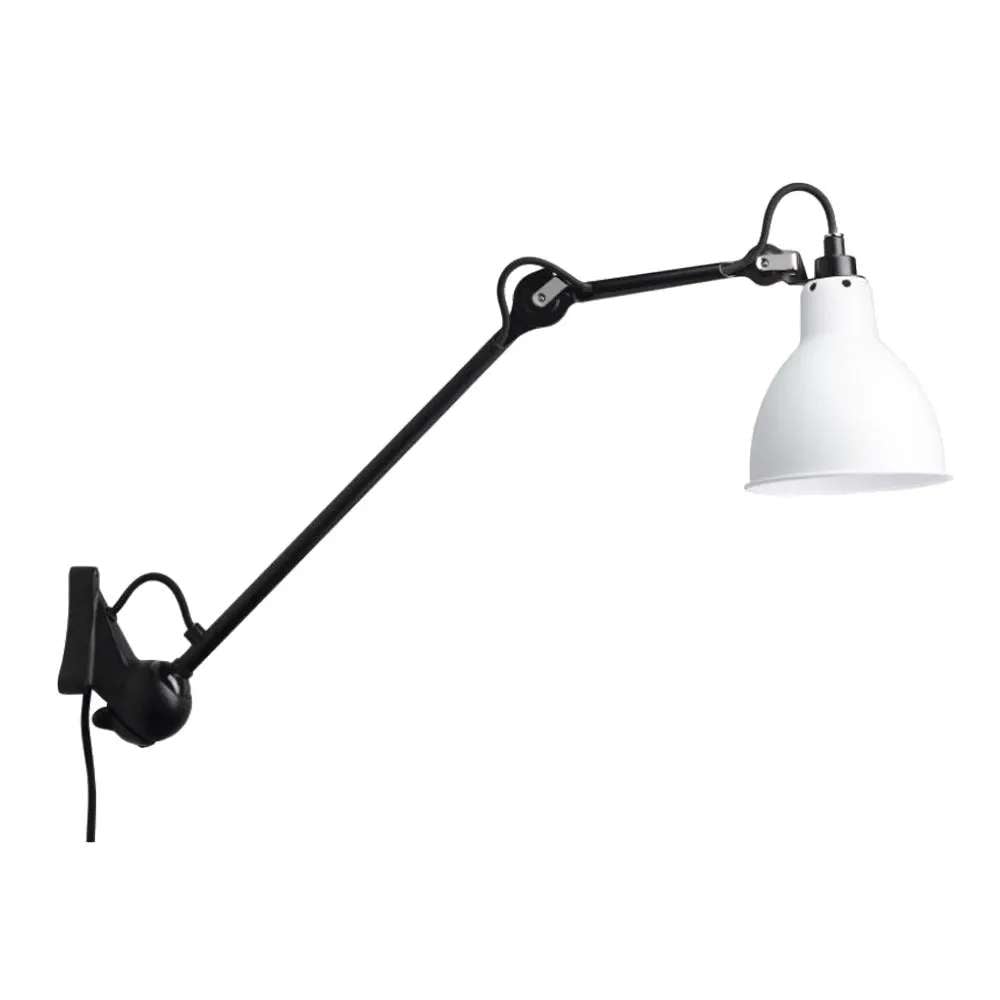 222 Applique Murale Noir/Blanc - Lampe Gras