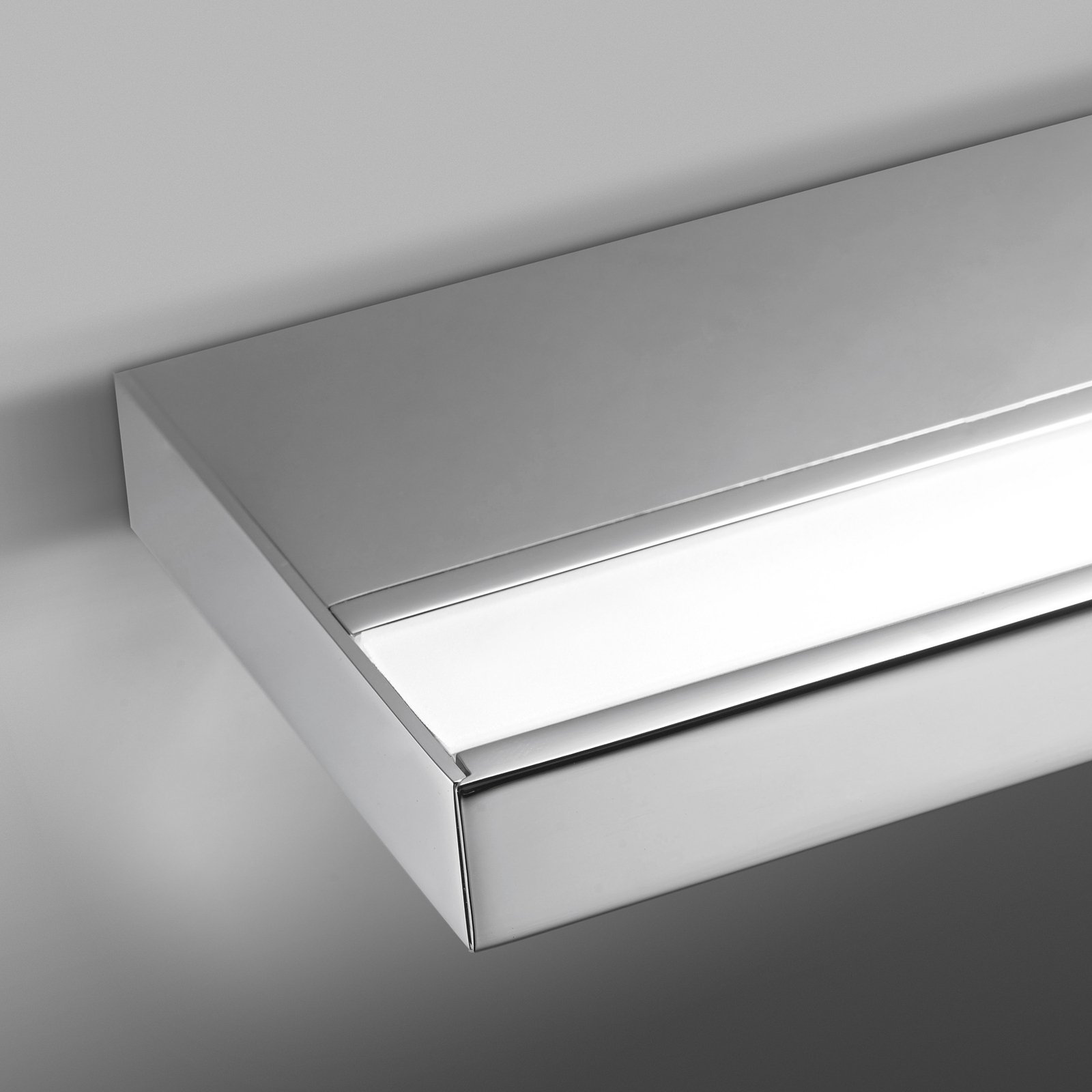 Moderno aplique LED para baño IP20 120 cm, cromo