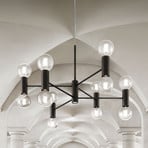 Modo Luce Chandelier lampă susp 13 bec 107cm negru