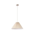 Suspension Percy, beige, Ø 42 cm, lin - Nola
