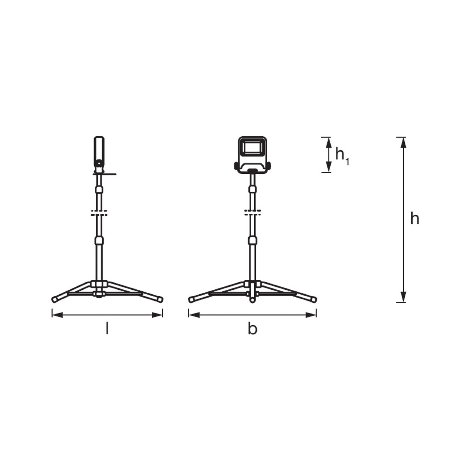 LEDVANCE Worklight Tripod LED floodlight 1fl