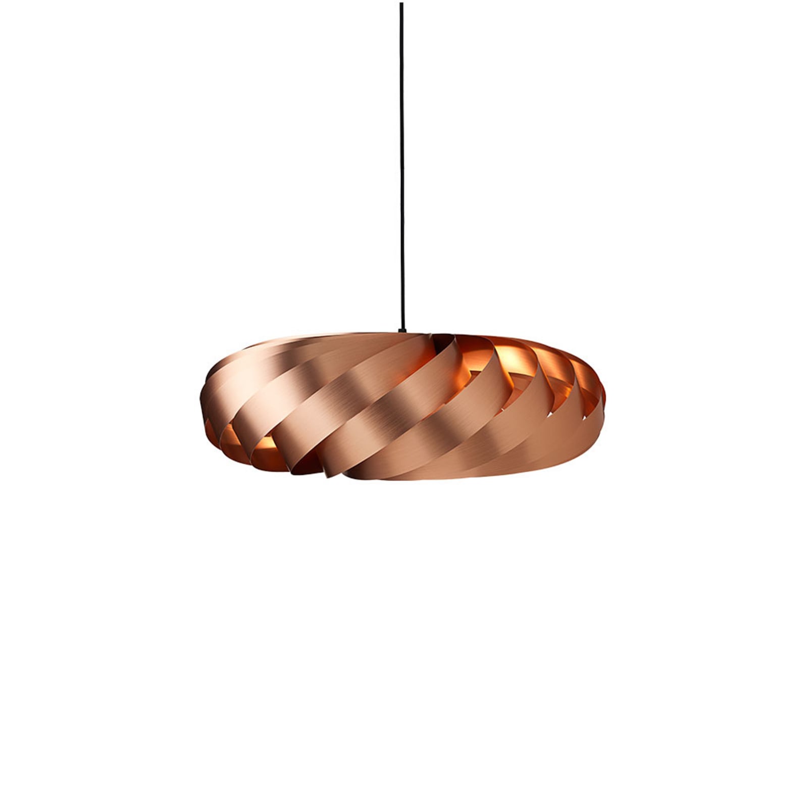 Lampada a sospensione Tom Rossau TR5, Ø 60 cm, rame, alluminio