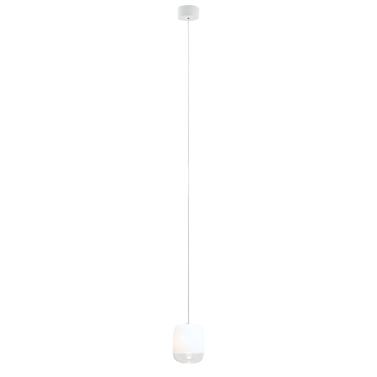 Prandina Gong mini S1 viseča svetilka bela