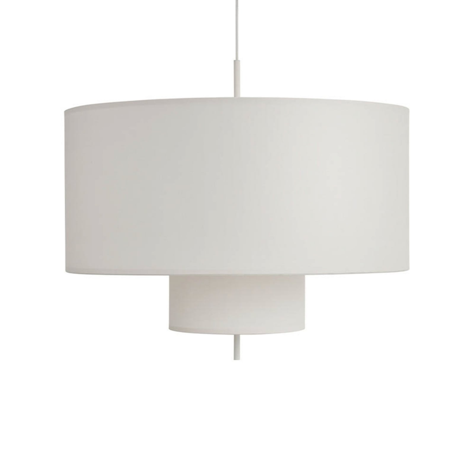 Margin Pendant Light Ø90 White Canvas - New Works