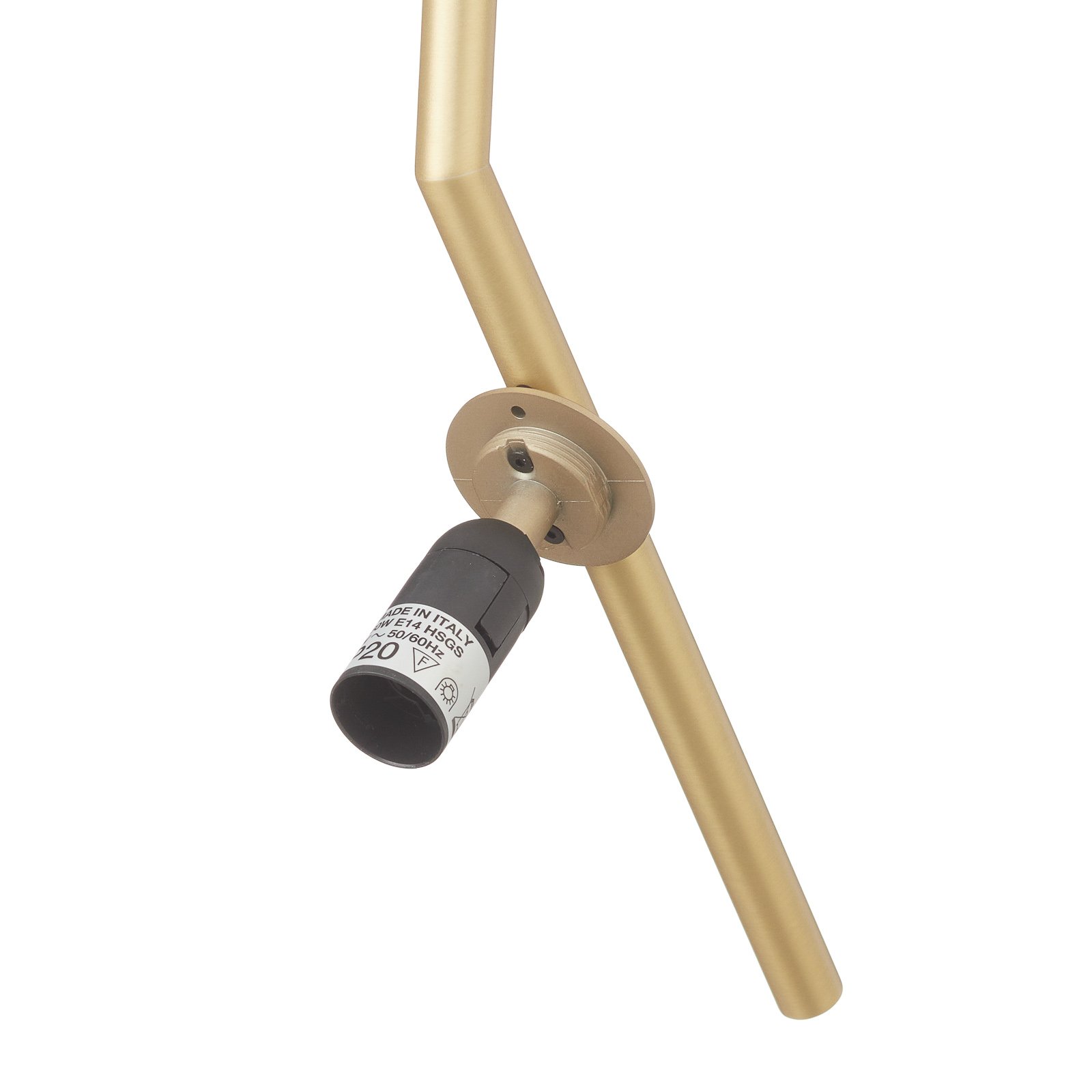 FLOS IC S1 designer pendant light, brushed brass