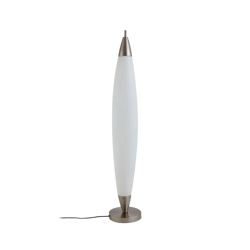 Lucande - Tarell LED Stehleuchte H146 Dim. Weiß/Nikkel