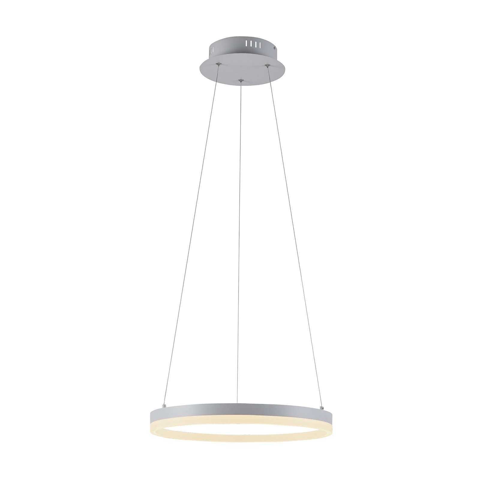 Paul Neuhaus Titus LED hanging light, Ø 40 cm, metal, dimmable