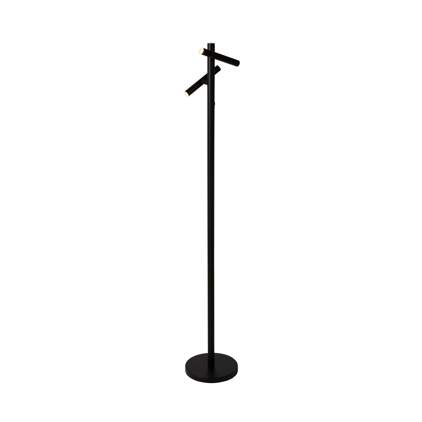 LED tölthető állólámpa 10460BK, fekete, magasság 127 cm, CCT 2 izzós.