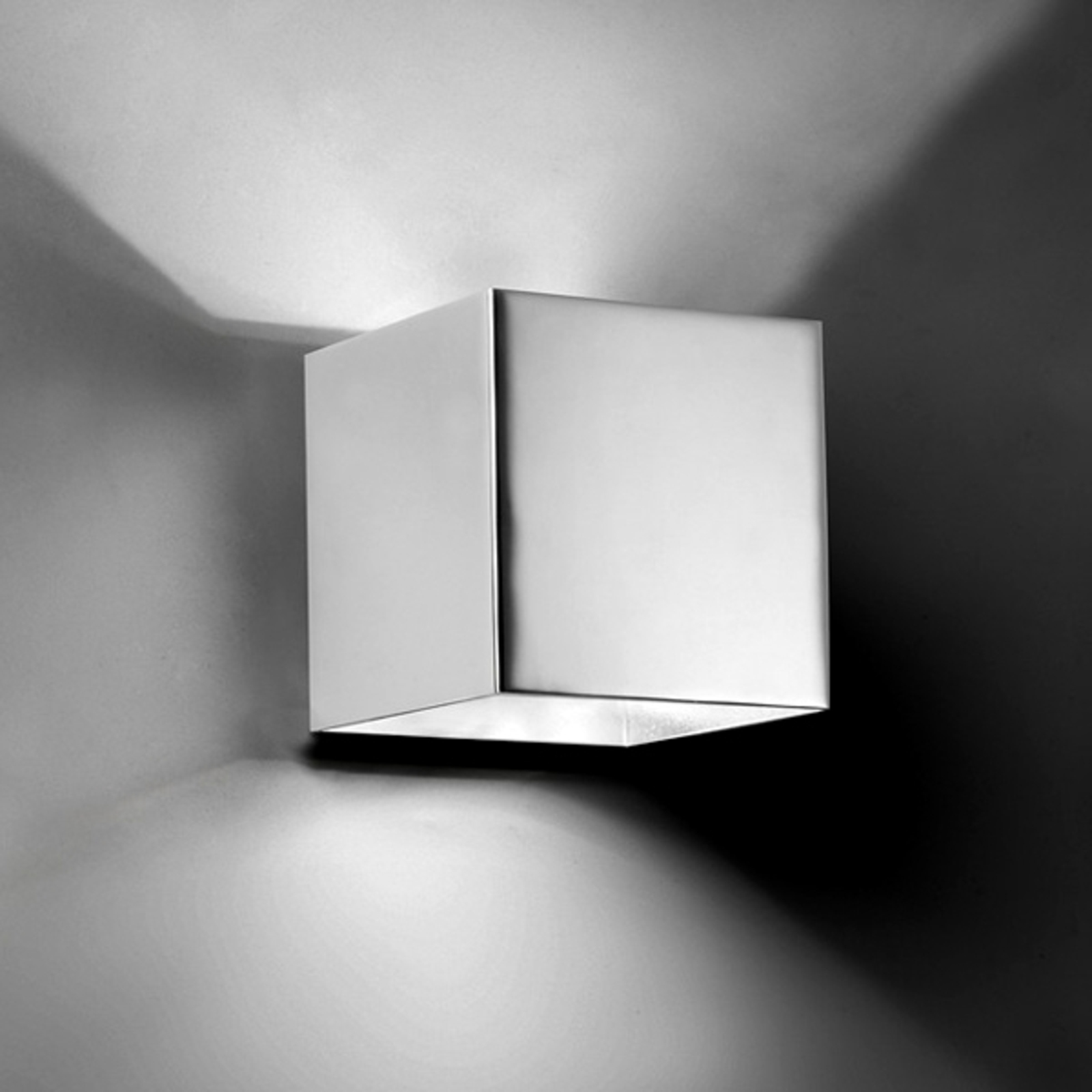 Quadratische LED-Wandleuchte Basic