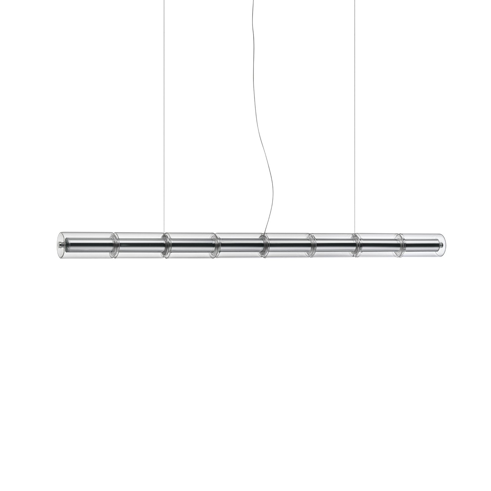 FLOS LED-Hängeleuchte LUCE CILINDRICA S1, Glas