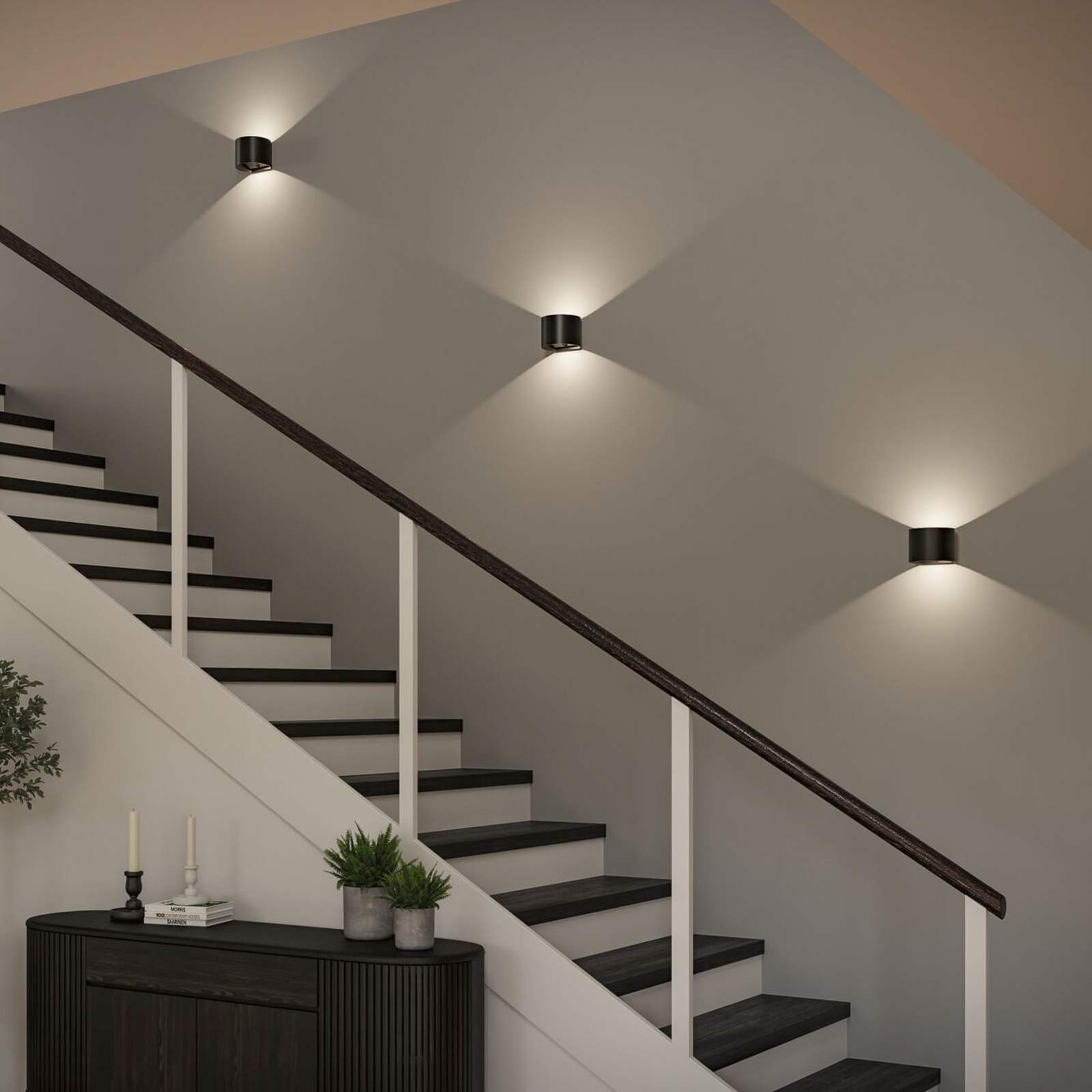 Paulmann Akku-Außenwandlampe Nyora schwarz 14 cm Sensor IP44 Paulmann Akku-Außenwandlampe Nyora schwarz 14 cm Sensor IP44