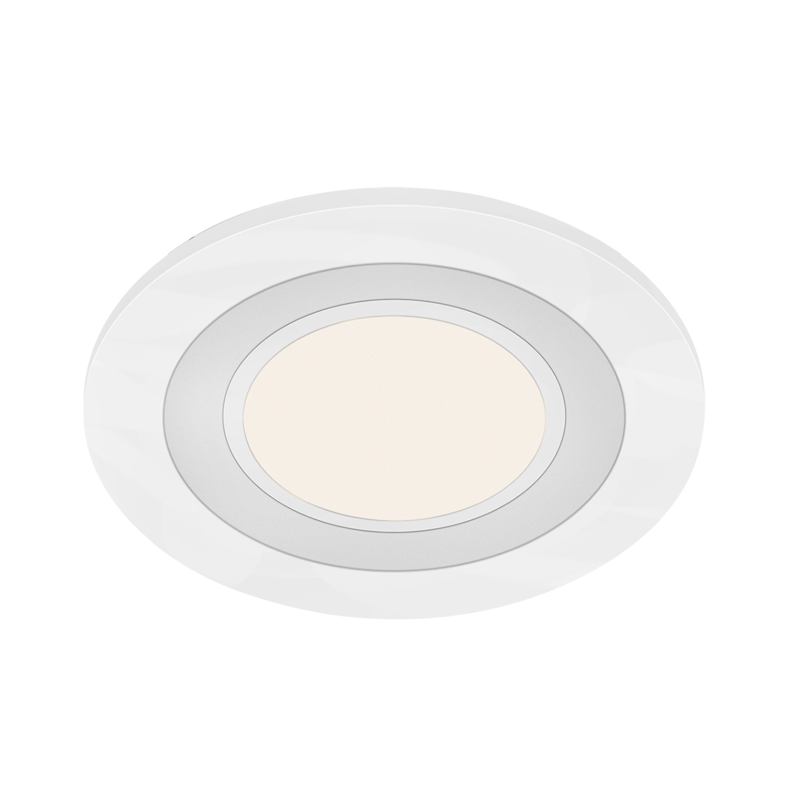 LED-Deckeneinbauleuchte Clyde, warmweiß