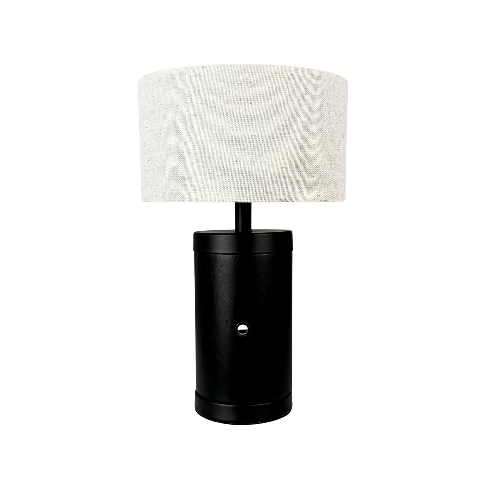 Mellow LED-akkupöytävalaisin, musta, 23 cm - Dyberg Larsen