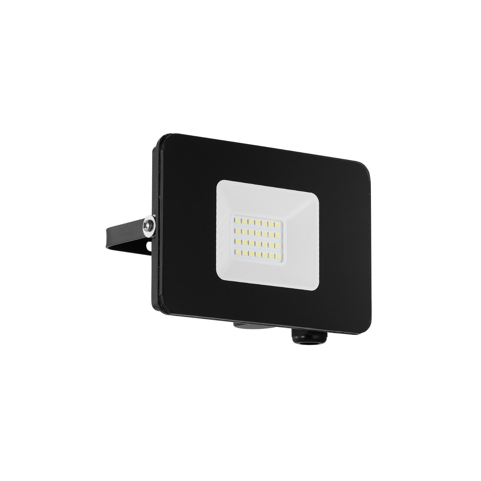 Faedo 3 LED outdoor spotlight in black, 20 W
