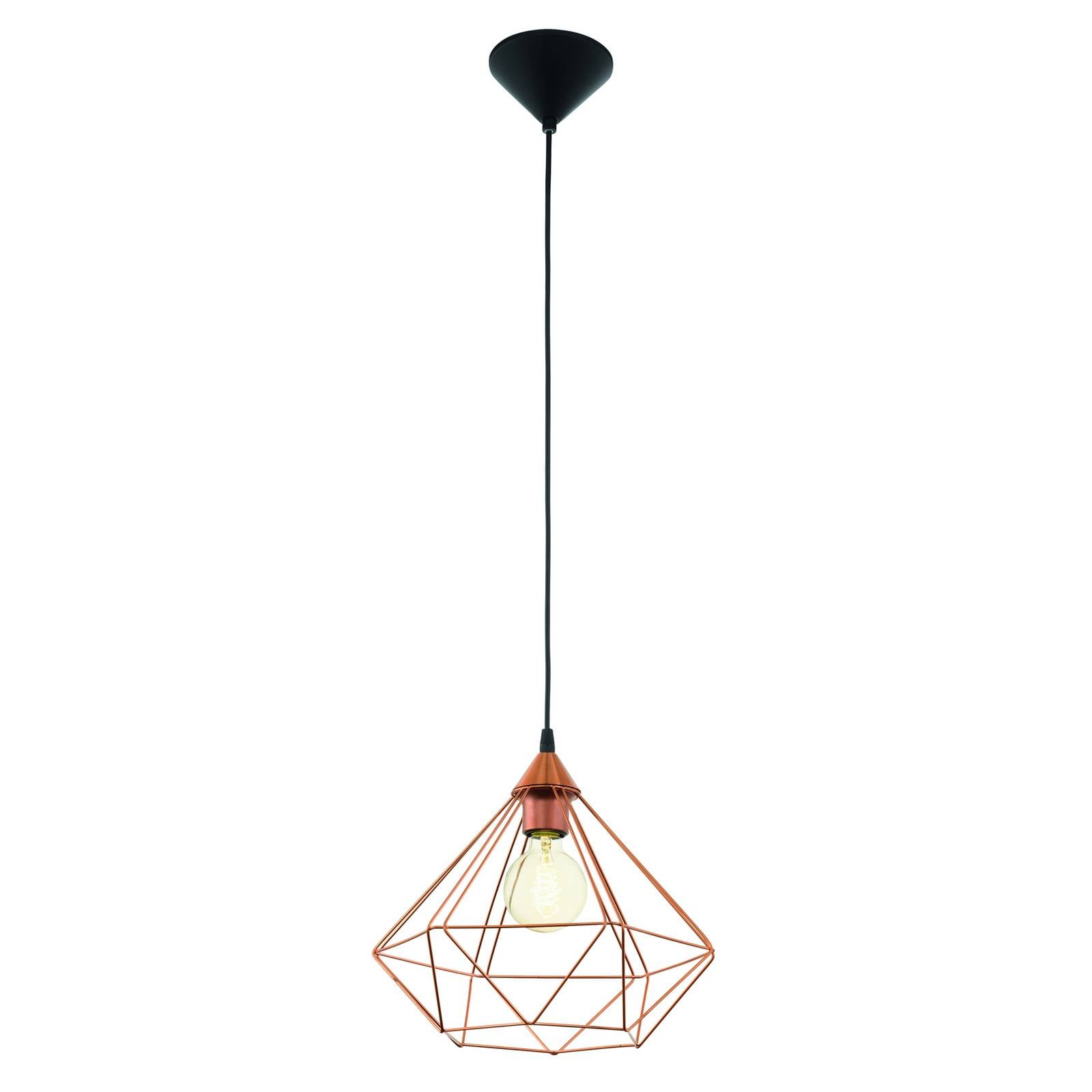 Pendelleuchte Tarbes, einflammig, 32,5cm, kupfer