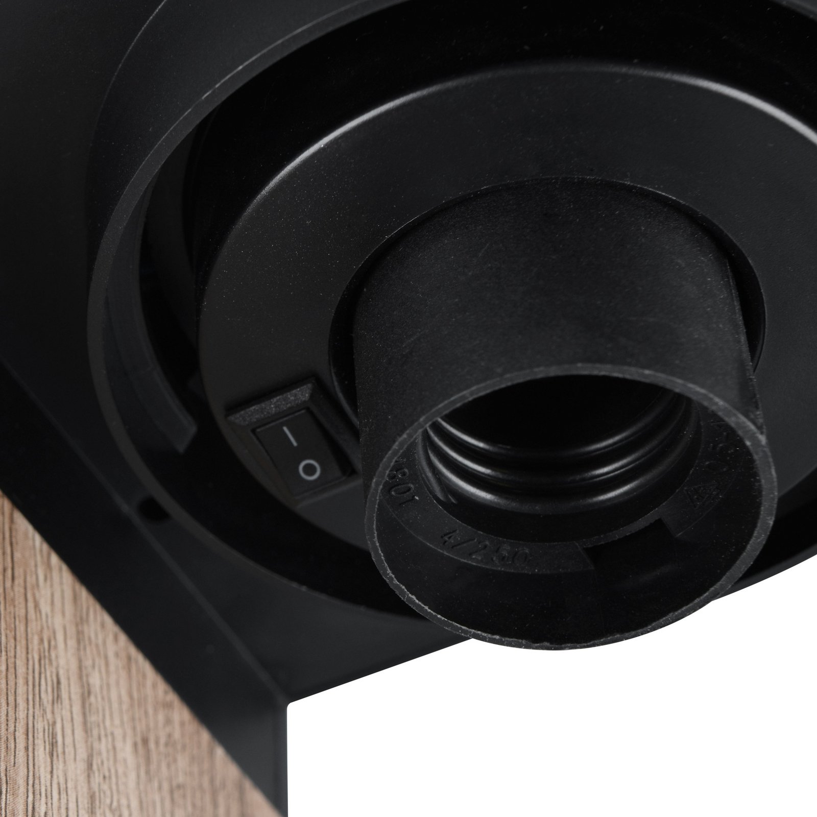 Wegeleuchte ARDILA, Holzoptik, Höhe 100 cm, Metall/Glas IP44