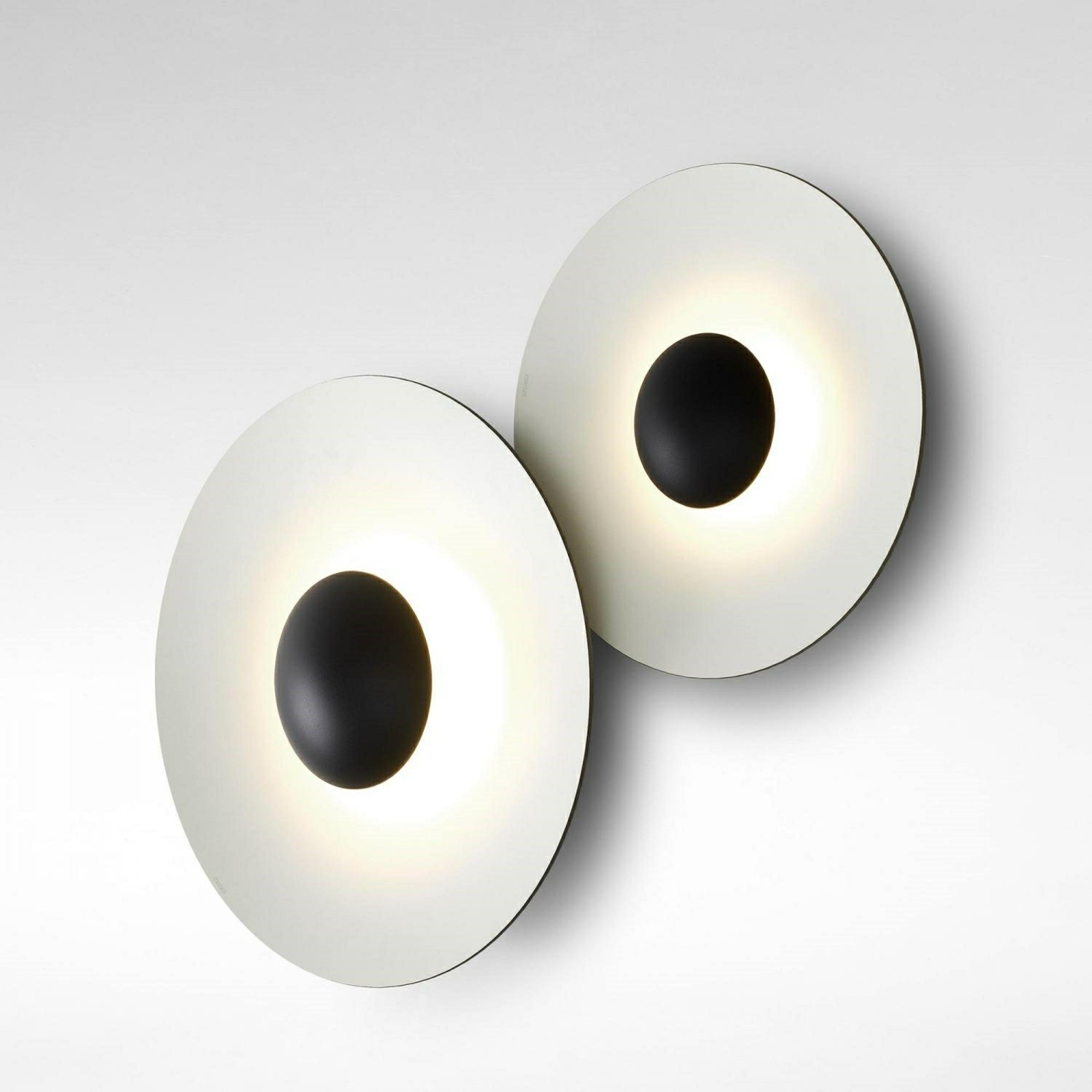 Ginger 32 C Wall Lamp Wenge-White - Marset