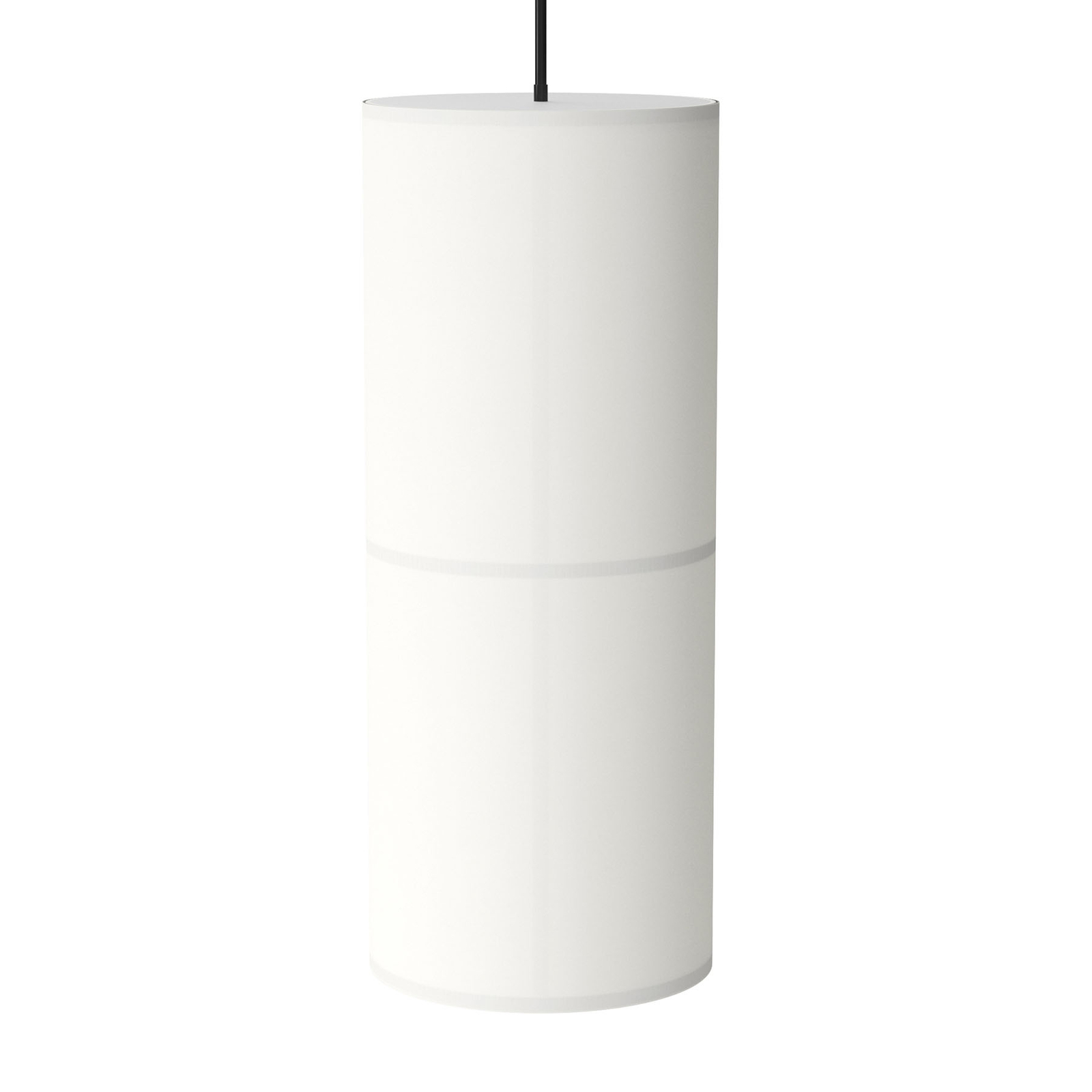 Audo Hashira lámpara colgante de lino Ø30cm blanco