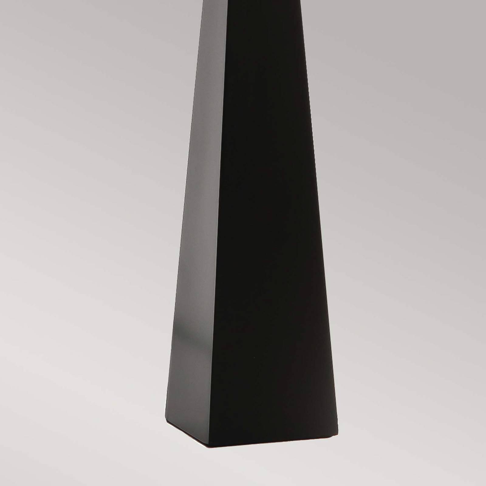 Ascent asztali lámpa, fekete, fehér ernyővel