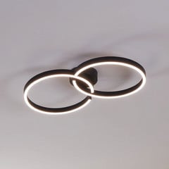 Armandolo LED laevalgusti, must, pikkus 67 cm, CCT, RGB
