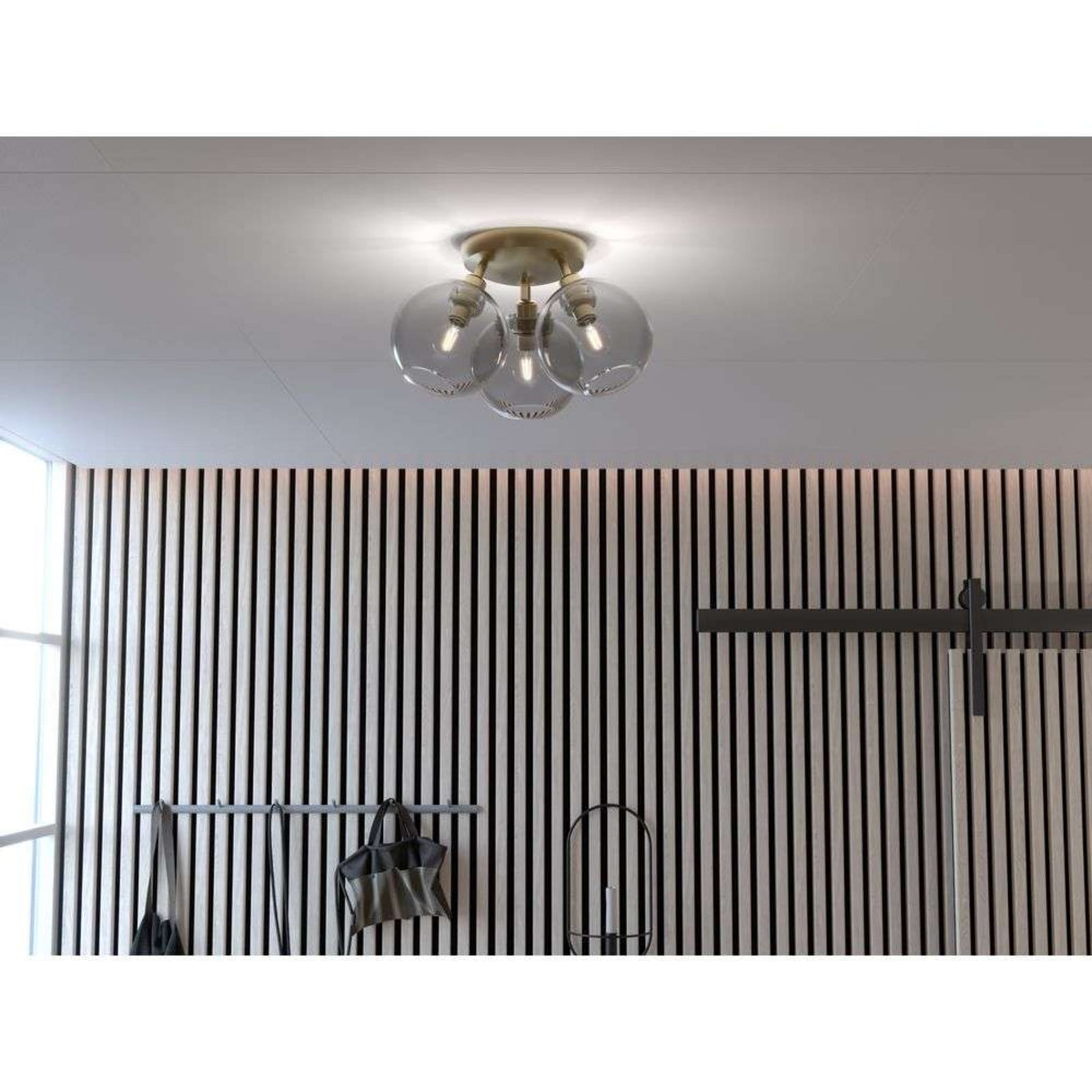 Gloria Loftlampe Ø33 Black/Blue Belid - Stue - Glas