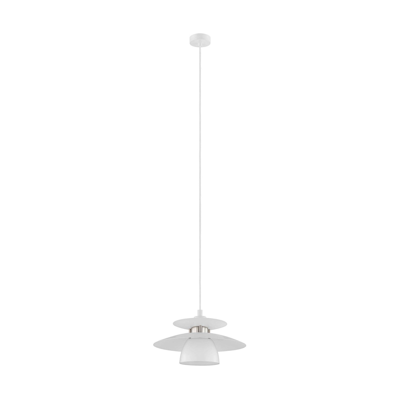 Brenda pendant light with two lampshades