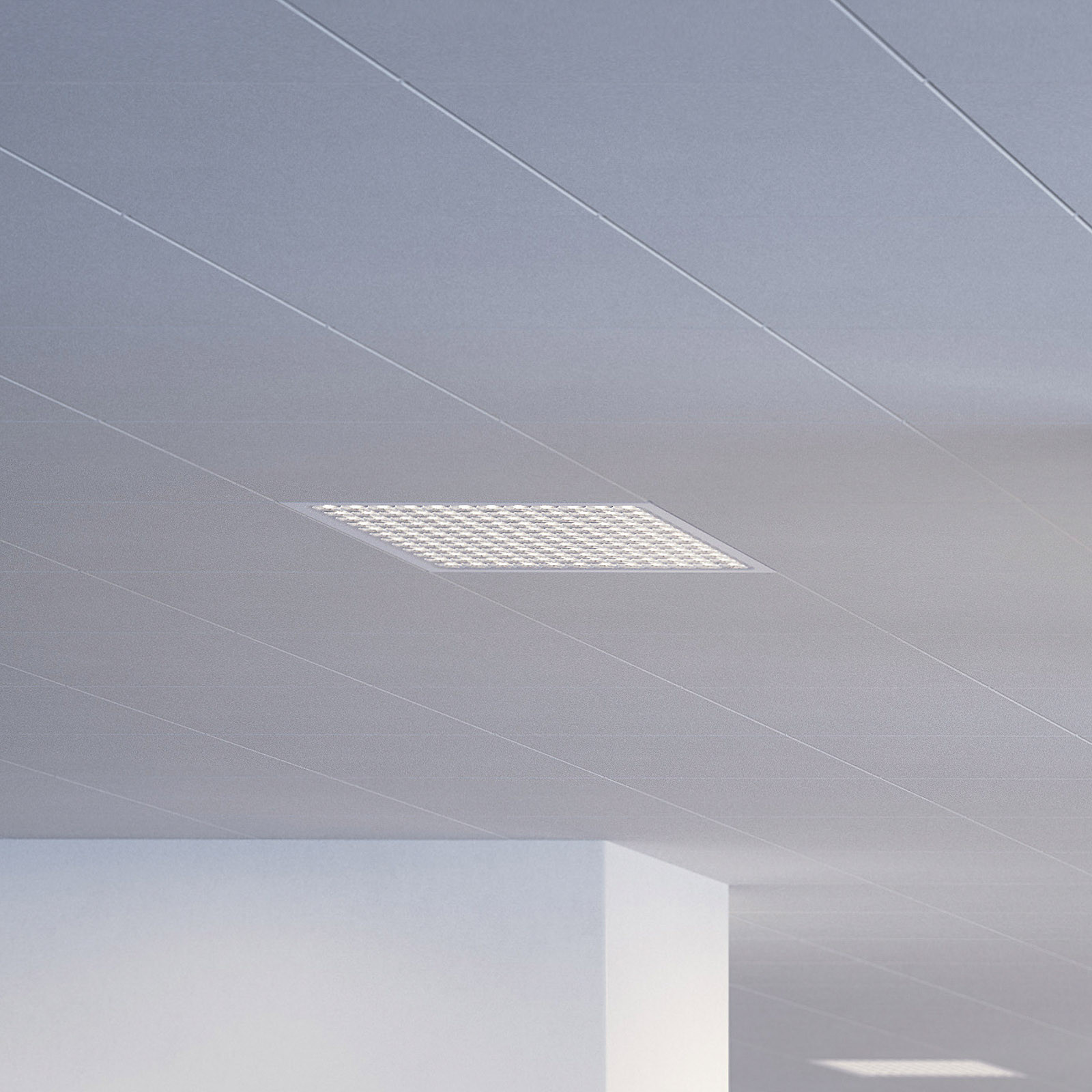 Regent Dime Office ceiling light 36.6cm 12W 4,000K
