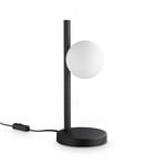 IDEAL LUX tafellamp Binomio, zwart, hoogte 38 cm, metaal