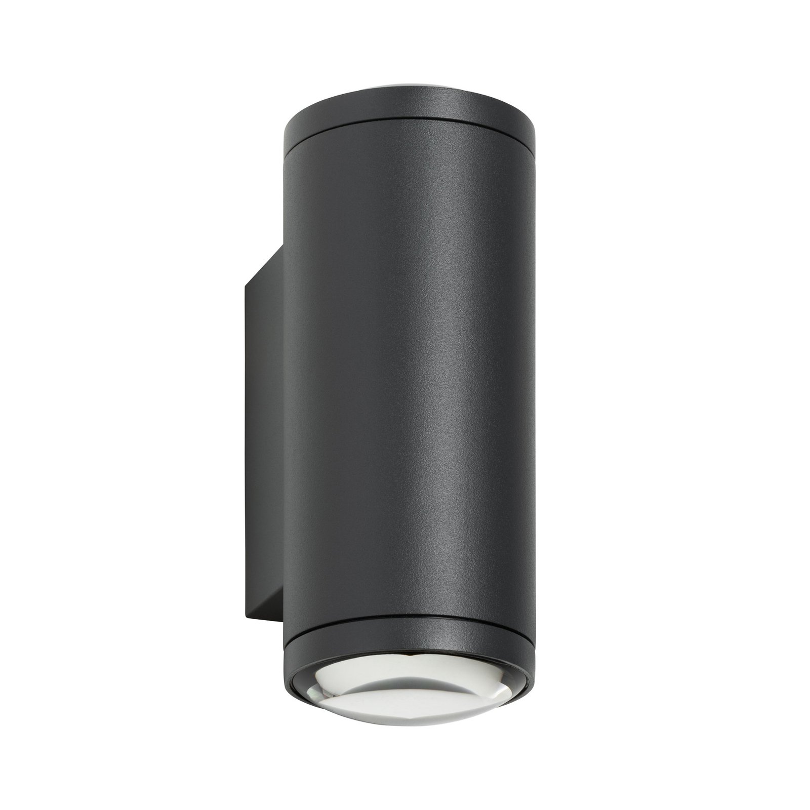 LED outdoor wall light 5156, 2 x 9 W, up & down, graphite, aluminium