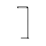 LED floor lamp Lavigo Core DPS 12500/840/R/G1 black, sensor