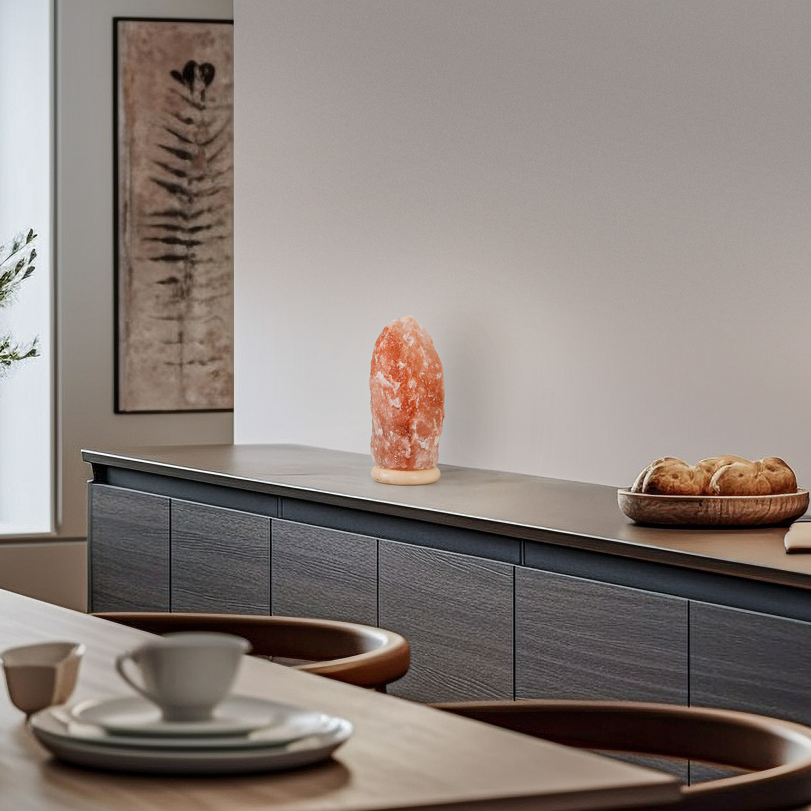 Harmony Salzlampe natur Sockel 30-35cm - Envostar