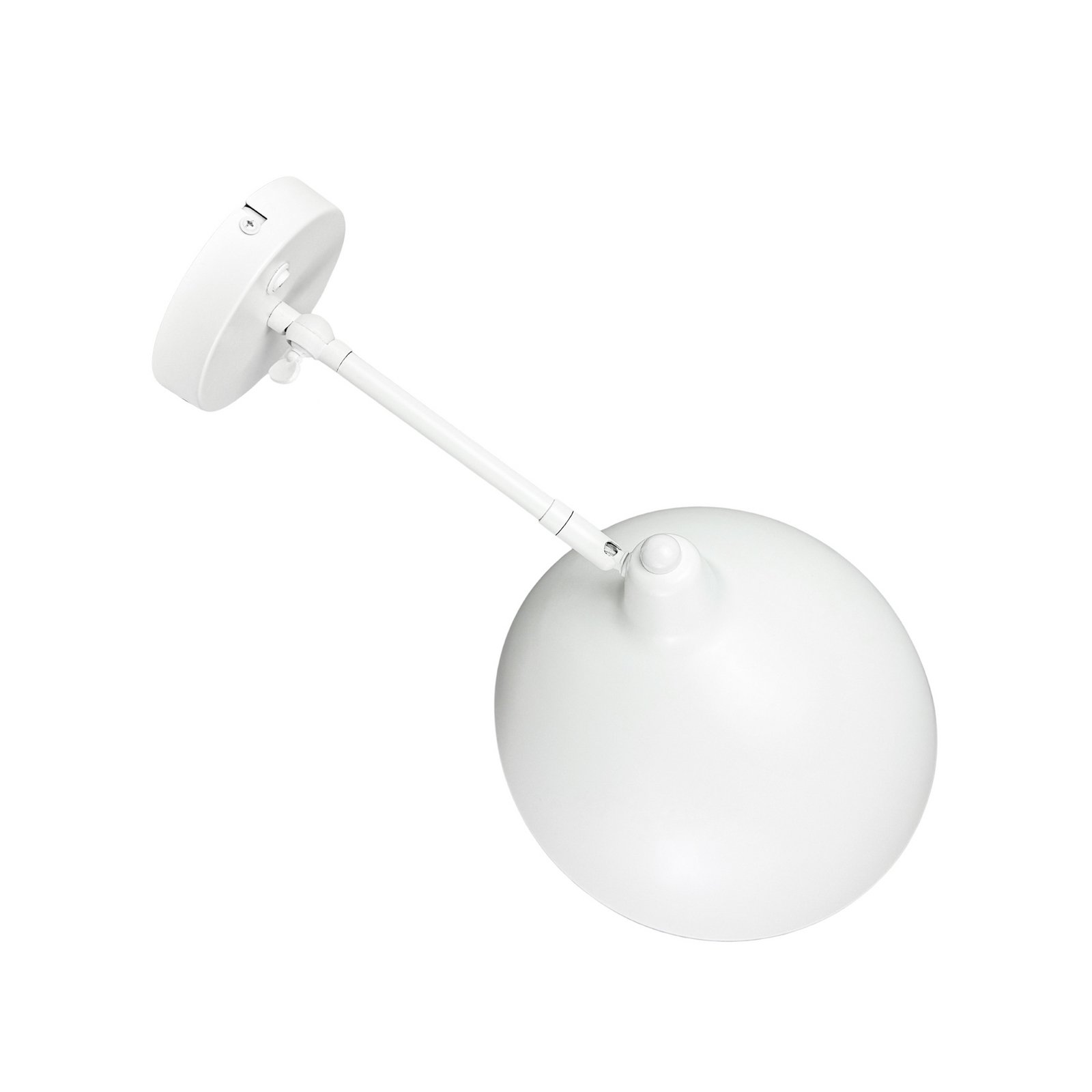 Dyberg Larsen Nástěnné světlo Futura, bílé, 15 W, kabel, kov