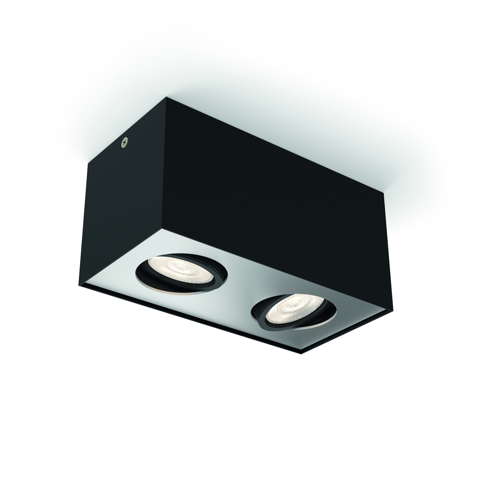 Philips myLiving-LED-kohdevalo Box 2 lamppua musta