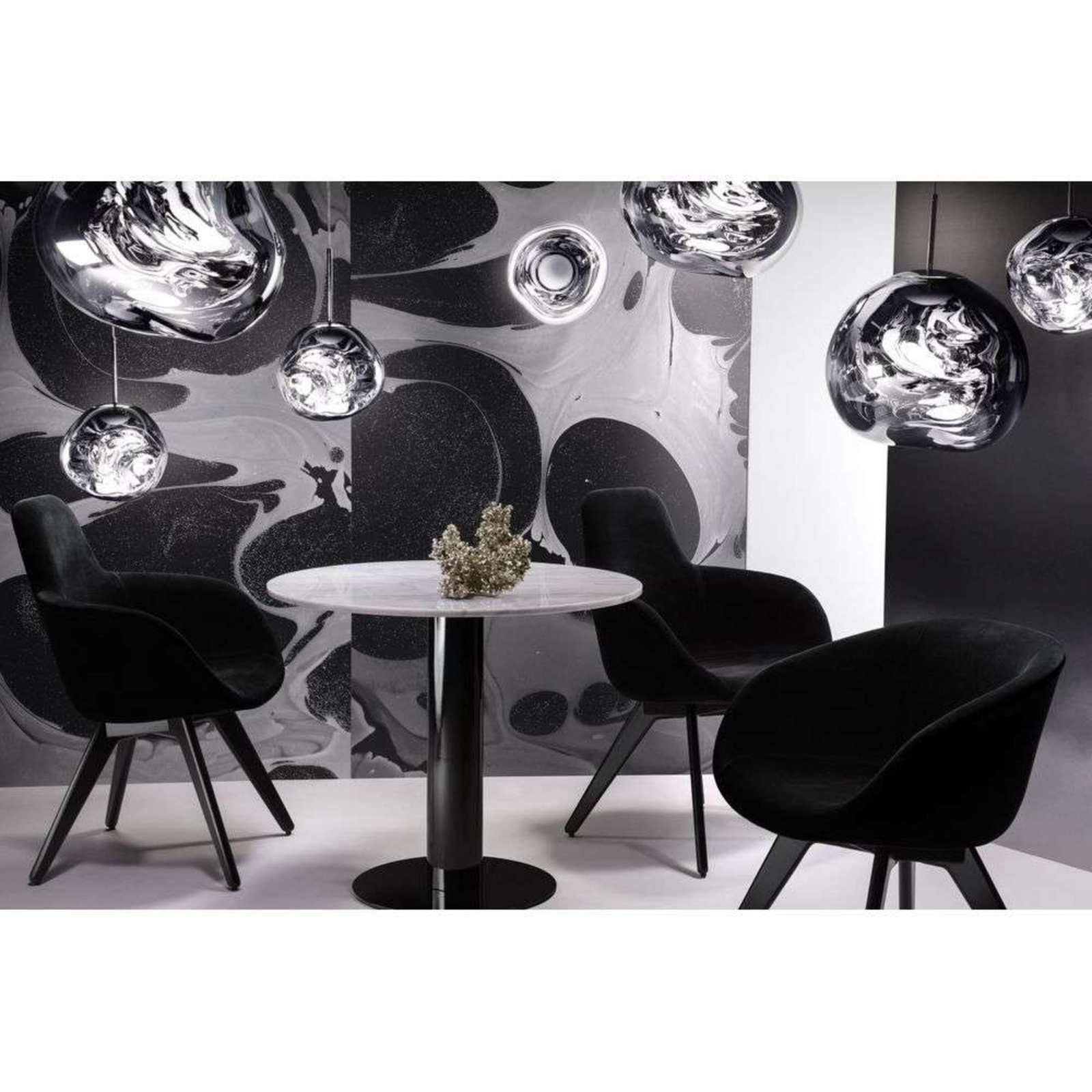 Melt Surface LED Aplică de Perete Mini Smoke - Tom Dixon