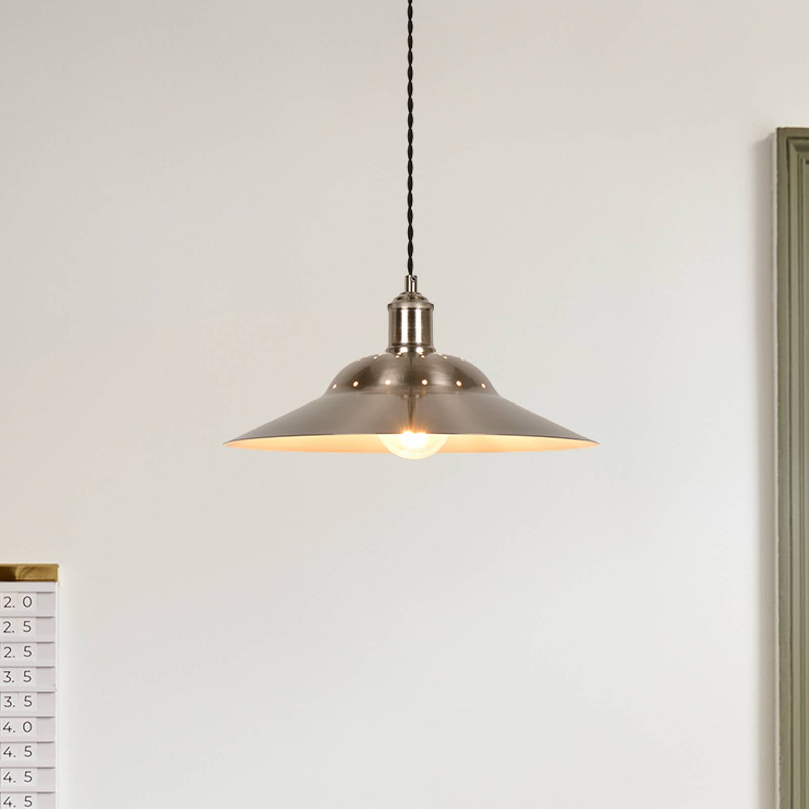 COREP Suspension Louise, couleur aluminium, Ø 38 cm, métal